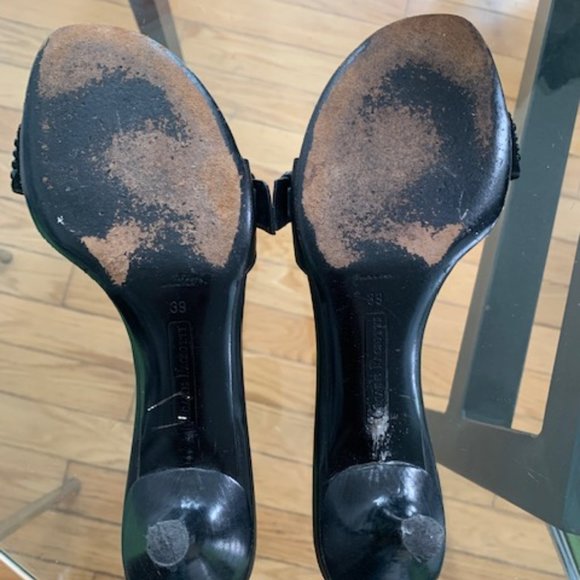 Cesare Paciotti size 39 black with studs - Picture 2 of 7